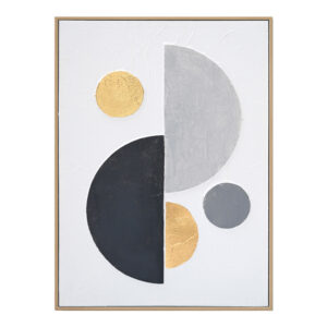 Πίνακας σε καμβά Geometric I 3D Inart 52x4.5x72εκ