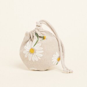 Beauty Home ΠΟΥΓΚΙ ΟΒΑΛ ΜΕ ΚΟΡΔΟΝΙ 13 x 14 cm ΜΕΓΑΛΕΣ ΜΑΡΓΑΡΙΤΕΣ
