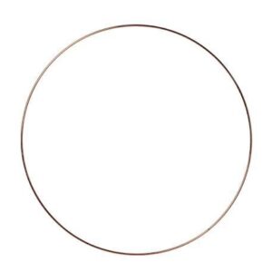 Beauty Home ΜΕΤΑΛΛΙΚΟΣ ΚΥΚΛΟΣ ΡΟΖ ΧΡΥΣΟ 40 CM