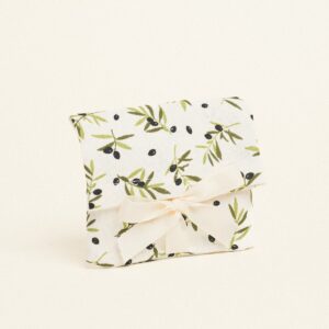 Beauty Home ΠΟΥΓΚΙ ΜΕ ΚΟΡΔΕΛΑ 12 x 17 cm ΜΙΚΡΕΣ ΕΛΙΕΣ ΛΕΥΚΟ ΦΟΝΤΟ 140 CM