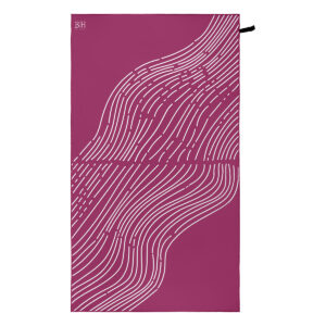 Beauty Home Πετσέτα θαλάσσης διπλής όψης Microfiber 200gsm Art 2291 90x160 Μωβ