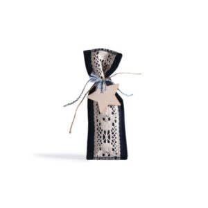 Beauty Home ΠΟΥΓΚΙ ΜΕ ΔΑΝΤΕΛΑ 6 x 19 cm ΤΖΗΝ-ΕΚΡΟΥ
