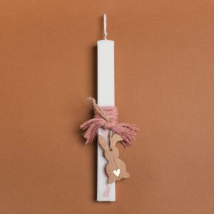 Beauty Home ΛΑΜΠΑΔΑ 33cm ΞΥΛΙΝΟΣ ΛΑΓΟΣ ΣΑΠΙΟ ΜΗΛΟ ΚΟΡΔΟΝΙ ΣΕ ΣΥΣΚΕΥΑΣΙΑ ΔΩΡΟΥ