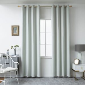Beauty Home Κουρτίνα Blackout σκίασης με 8 κρίκους Ideal Art 8400 140x270 Γκρι