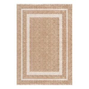 Beauty Home Χαλί Tropic Art 9138 133x190 Μπεζ,Λευκό