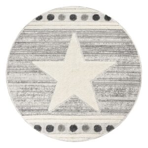 Beauty Home Ροτόντα Loop Art 9559 160x160 Grey White Γκρι Λευκό