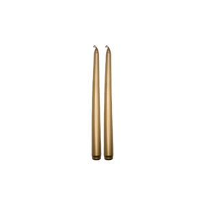 Beauty Home 2 Κεριά – Χρυσά Ø2,2 x 25 cm
