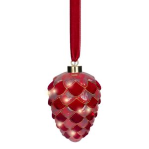 Beauty Home Φανάρι Εσωτερικού Χώρου με Led Κουκουνάρι 15cm x 21cm