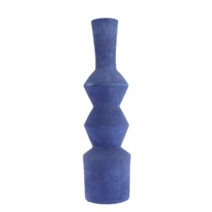 Beauty Home Βάζο Κεραμικό Sienna – Μπλε Ø15x60cm