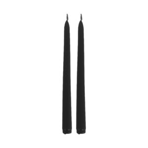 Beauty Home 2 Κεριά – Μαύρα Ø2,2 x 25 cm