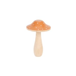 Beauty Home Μανιτάρι πουά  ξύλο Με Σμάλτο Ø7.4 x 12 cm
