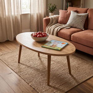 Τραπέζι σαλονιού Sartori pakoworld oak 90x45x43εκ